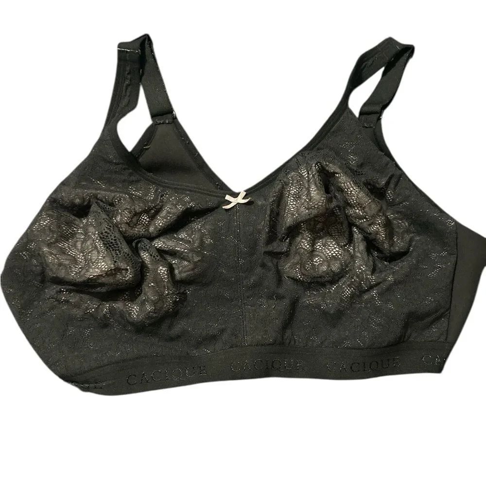Cacique Charcoal Lace Bra